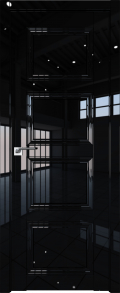межкомнатные двери  Profil Doors 2.106L чёрный глянец
