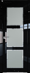 межкомнатные двери  Profil Doors 2.13L Square чёрный глянец