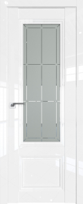   	Profil Doors 2.103L гравировка 10 белый глянец