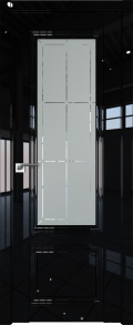   	Profil Doors 2.103L гравировка 10 чёрный глянец