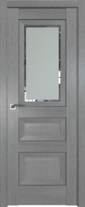 межкомнатные двери  Profil Doors 2.94XN стекло Square грувд серый