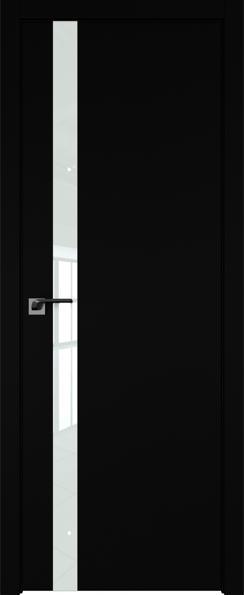 межкомнатные двери  Profil Doors 6SMK чёрный матовый