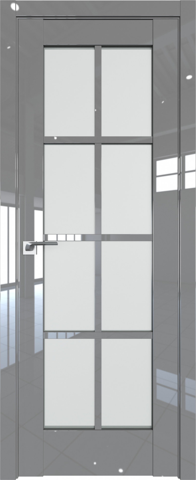 межкомнатные двери  Profil Doors 101L  грей глянец