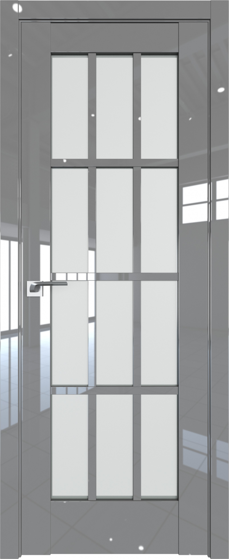 межкомнатные двери  Profil Doors 102L  грей глянец