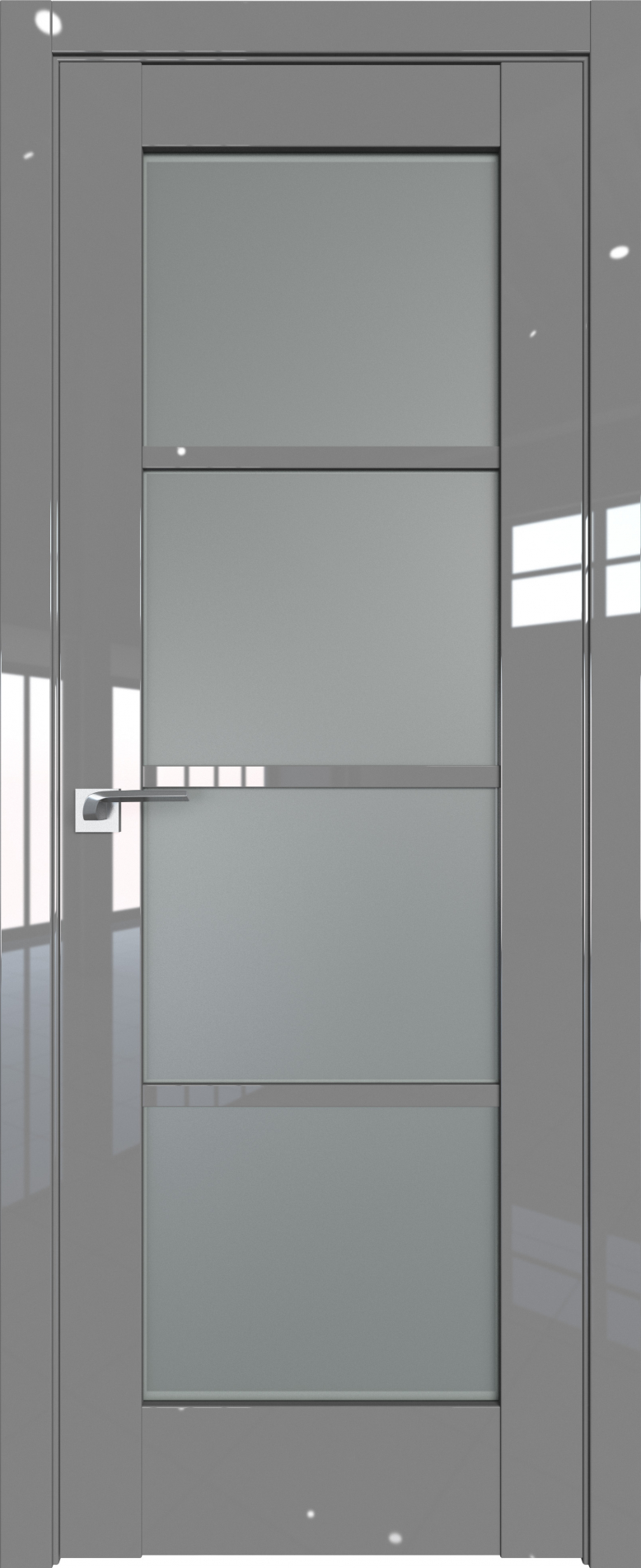 межкомнатные двери  Profil Doors 119L  грей глянец