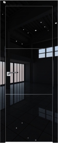 межкомнатные двери  Profil Doors 102LK чёрный глянец