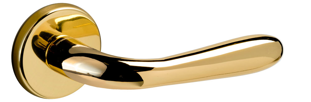 дверные ручки  Profil Doors Goccia RO02 золото глянец
