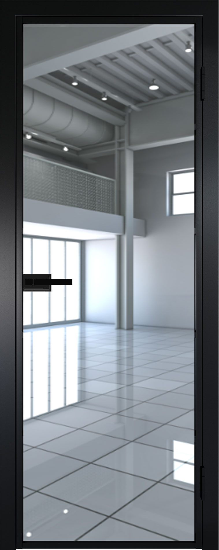 межкомнатные двери  Profil Doors AX-1 прозрачное