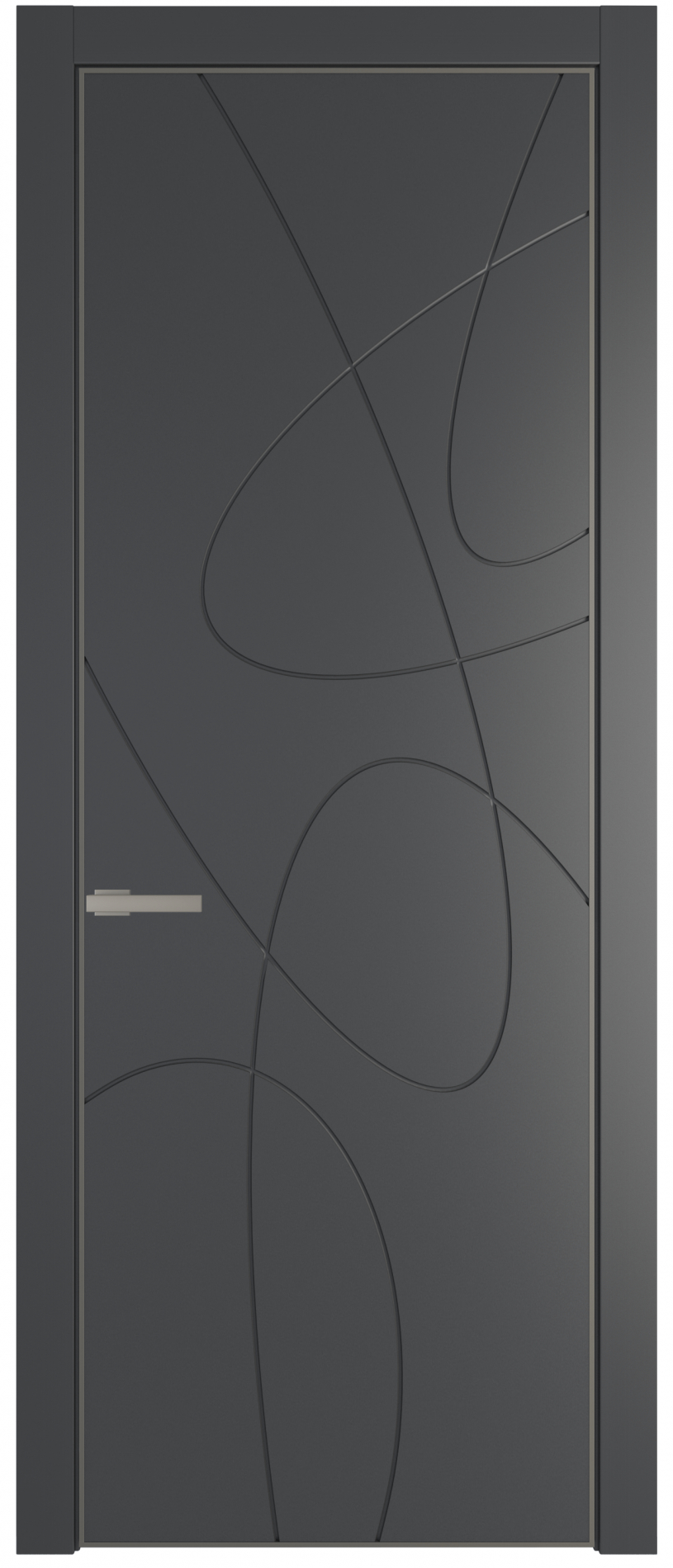 межкомнатные двери  Profil Doors 6 PA графит