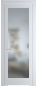 межкомнатные двери  Profil Doors 1.1.2 PM со стеклом вайт