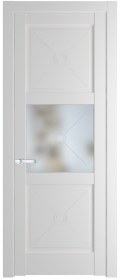 межкомнатные двери  Profil Doors 1.4.2 PM со стеклом крем вайт