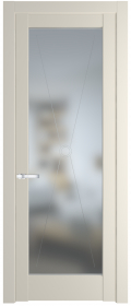 межкомнатные двери  Profil Doors 1.1.2 PM со стеклом кремовая магнолия