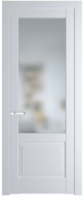 межкомнатные двери  Profil Doors 3.2.2 PD со стеклом вайт