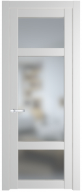   	Profil Doors 1.3.2 PD со стеклом крем вайт