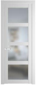   	Profil Doors 1.4.2/2.4.2 PD со стеклом крем вайт