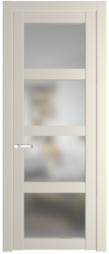   	Profil Doors 1.4.2/2.4.2 PD со стеклом кремовая магнолия