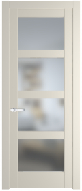  	Profil Doors 3.4.2/4.4.2 PD со стеклом кремовая магнолия