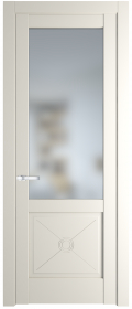   	Profil Doors 1.2.2 PM со стеклом перламутр белый