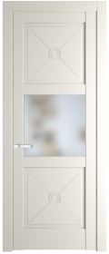   	Profil Doors 1.4.2 PM со стеклом перламутр белый