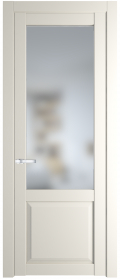   	Profil Doors 2.2.2 PD со стеклом перламутр белый