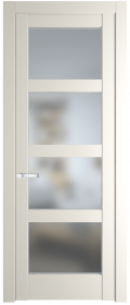   	Profil Doors 3.4.2/4.4.2 PD со стеклом перламутр белый