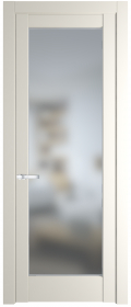   	Profil Doors 3.1.2/4.1.2 PD со стеклом перламутр белый