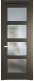   	Profil Doors 3.4.2/4.4.2 PD со стеклом перламутр бронза