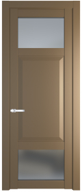   	Profil Doors 1.3.4 PD со стеклом перламутр золото