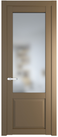  	Profil Doors 2.2.2 PD со стеклом перламутр золото