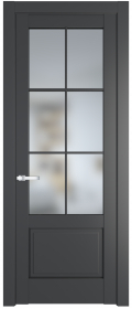   	Profil Doors 3.2.2 (р.6) PD со стеклом графит