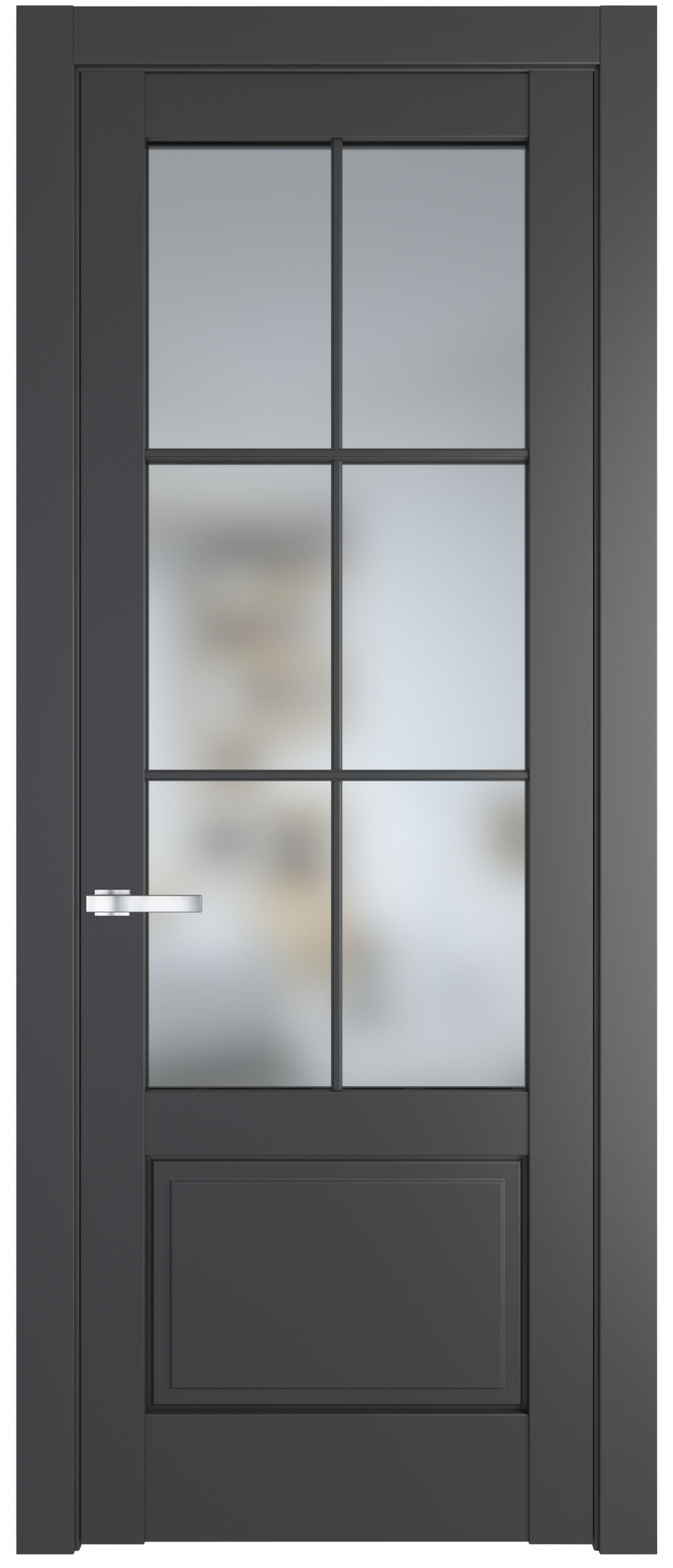 межкомнатные двери  Profil Doors 3.2.2 (р.6) PD  графит