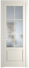   	Profil Doors 3.2.2 (р.6) PD со стеклом перламутр белый