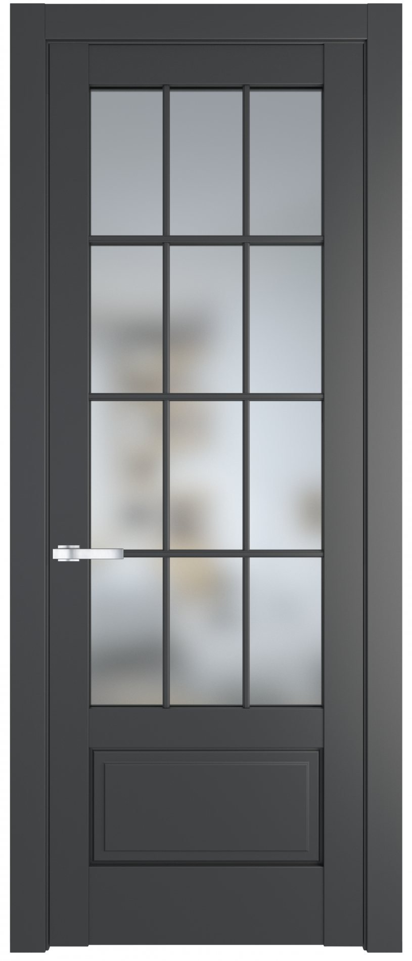 межкомнатные двери  Profil Doors 3.2.2 (р.12) PD  графит