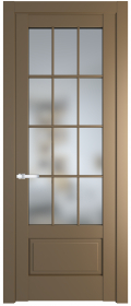   	Profil Doors 3.2.2 (р.12) PD со стеклом перламутр золото
