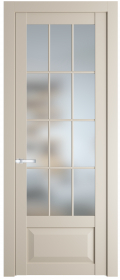   	Profil Doors 1.2.2 (р.12) PD со стеклом кремовая магнолия