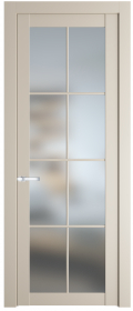   	Profil Doors 1.1.2/2.1.2 (р.8) PD со стеклом кремовая магнолия