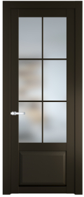   	Profil Doors 2.2.2 (р.6) PD со стеклом перламутр бронза