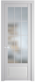   	Profil Doors 2.2.2 (р.12) PD со стеклом крем вайт