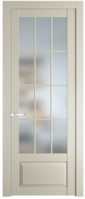  	Profil Doors 2.2.2 (р.12) PD со стеклом перламутр белый
