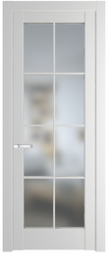   	Profil Doors 4.1.2 (р.8) PD со стеклом крем вайт