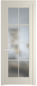   	Profil Doors 4.1.2 (р.8) PD со стеклом кремовая магнолия