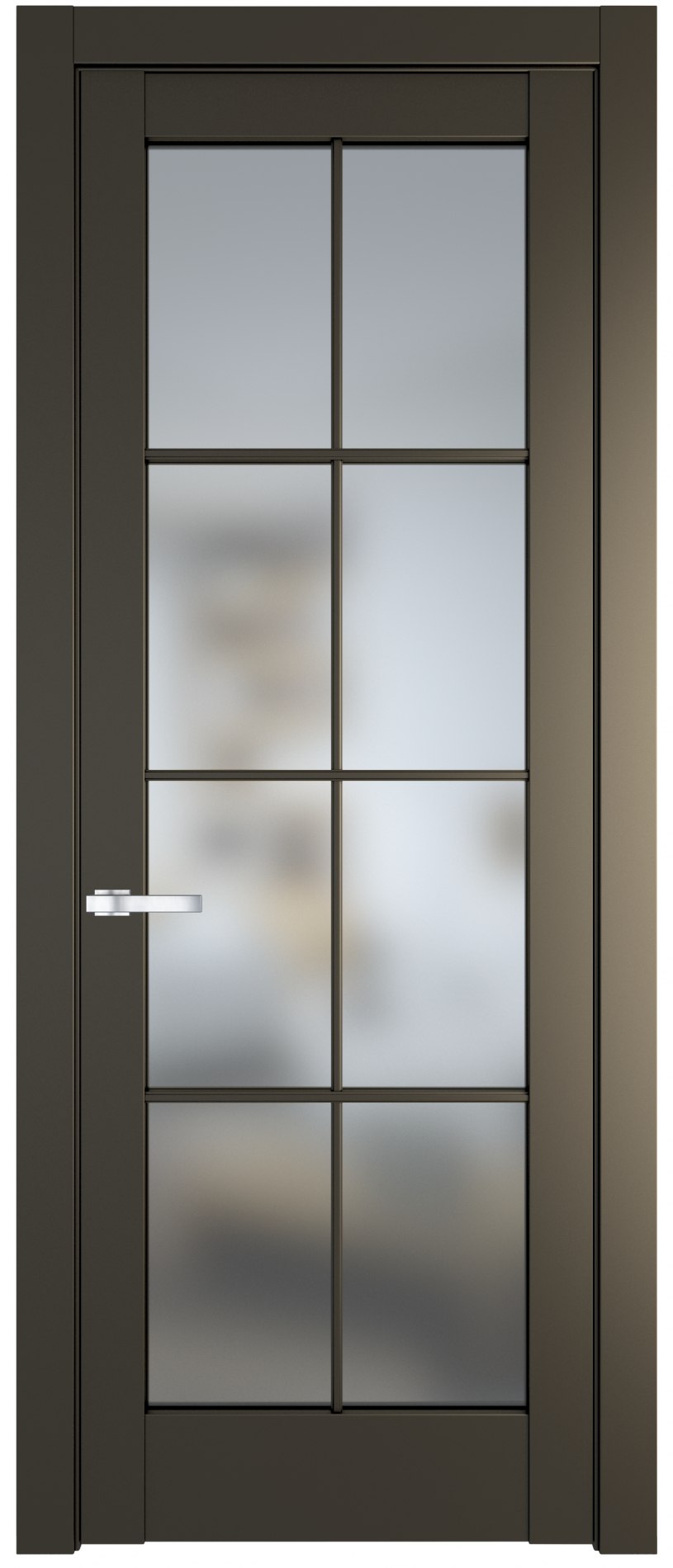межкомнатные двери  Profil Doors 4.1.2 (р.8) PD  перламутр бронза